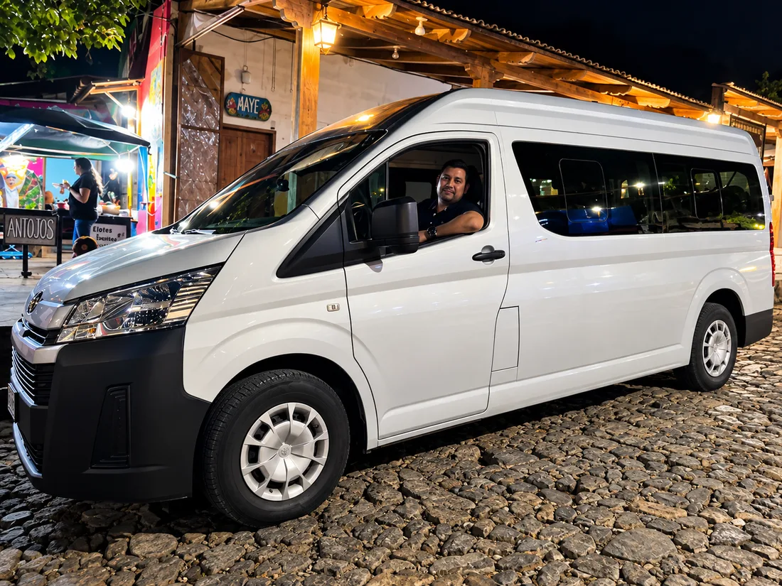 Microbús de transporte de Mi Costa Vida Hotel Boutique